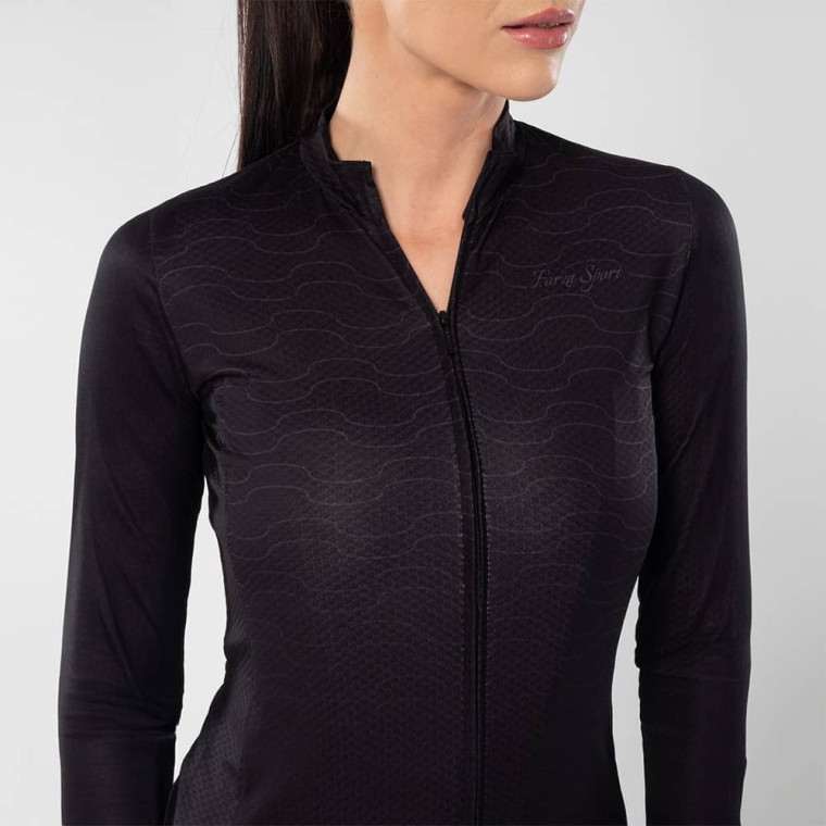 Koszulka karbon Black damska