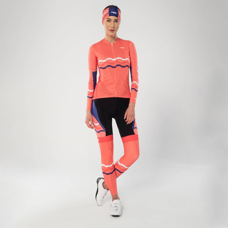 Ocieplacze kolarskie - nogawki Press Coral