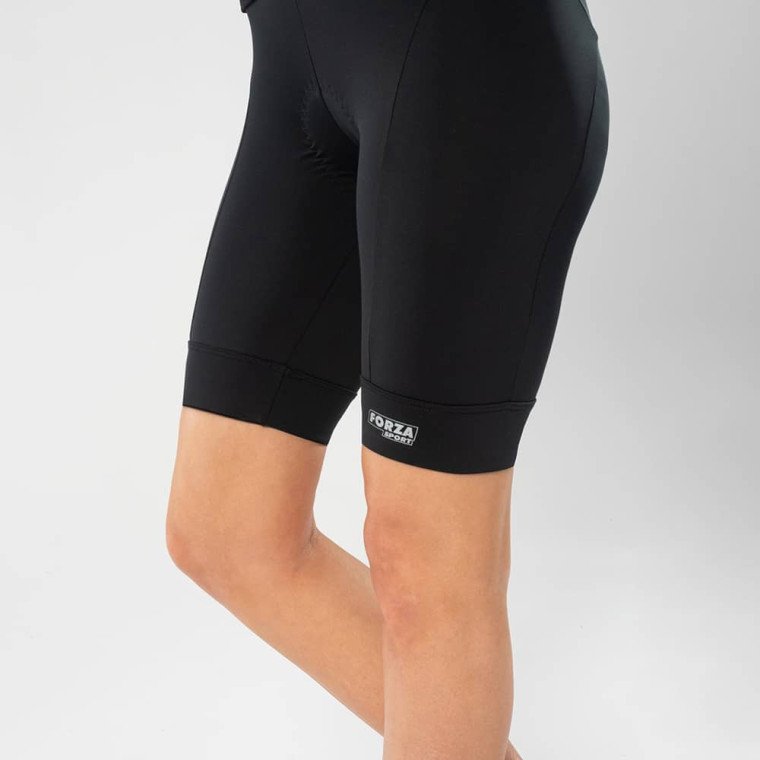 Spodenki kolarskie bez szelek czarne damskie