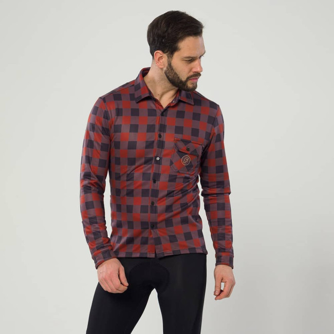 Koszula Gravel Orange Tartan