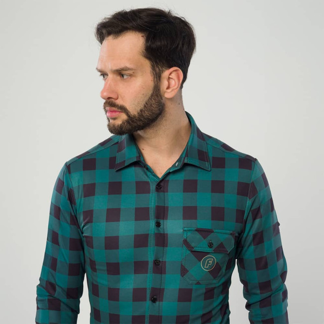 Koszula Gravel Green Tartan Koszula Gravel Green Tartan