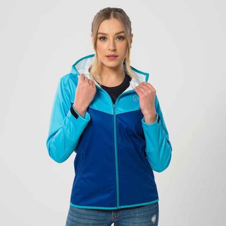 Kurtka softshell z kapturem damska