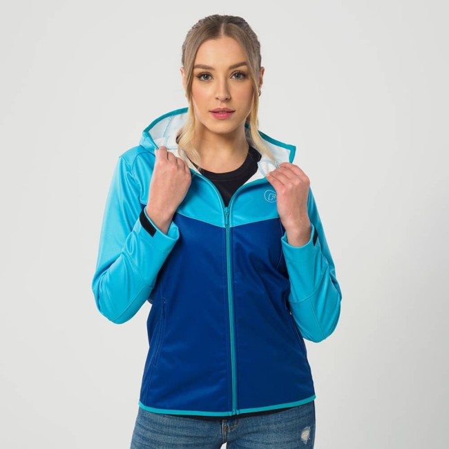 Kurtka softshell z kapturem damska