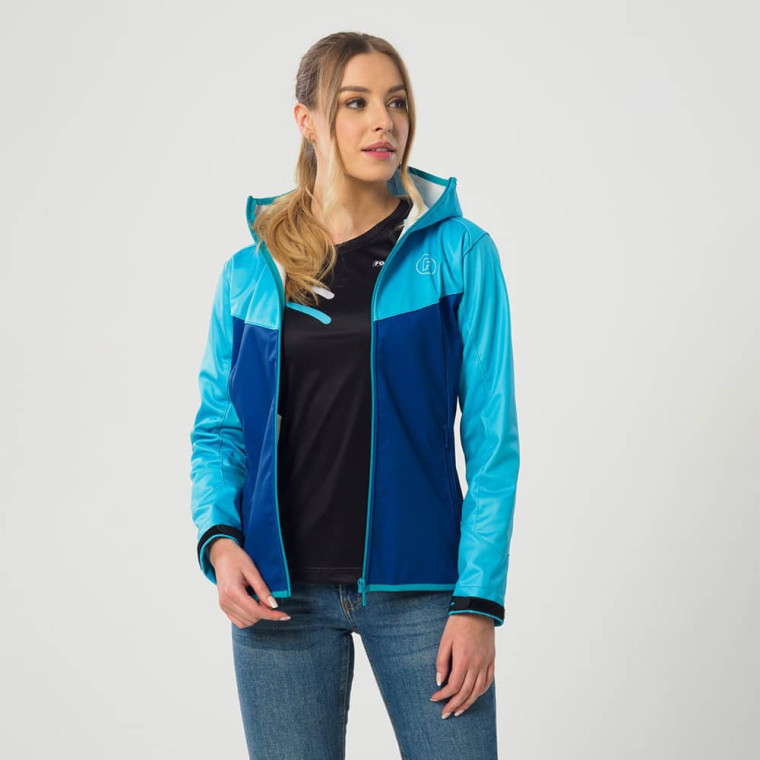 Kurtka softshell z kapturem damska