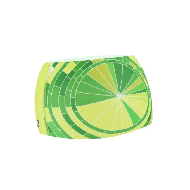 Opaska sportowa na głowę zielona Wheel