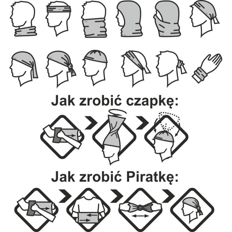 Komin sportowy Velocity | wielofunkcyjny komin Forza Sport