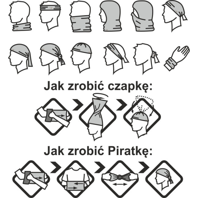 Komin sportowy Velocity | wielofunkcyjny komin Forza Sport