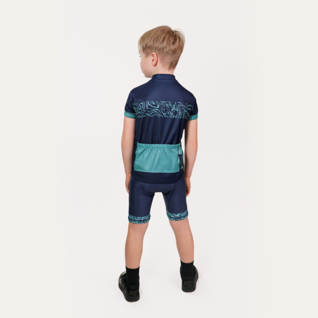 Koszulka kolarska Essence junior granatowa – dziecięca | Forza Sport
